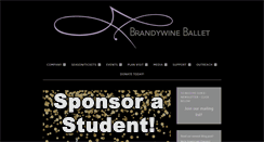 Desktop Screenshot of brandywineballet.org